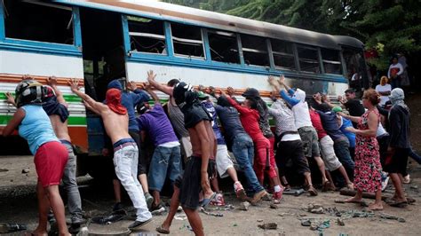 Nicaragua Protesters Stage National Strike As Clashes Persist Bbc News