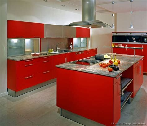 165 Best Red Kitchens Images On Pinterest Kitchen Ideas Kitchen