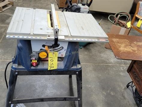 Ryobi 10 Table Saw Wstand Lot 1052 June Online Farm Consignment