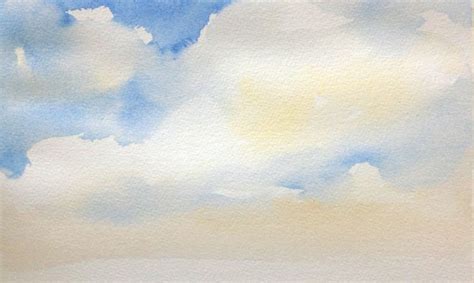 The Skys The Limit How To Paint The Sky In Watercolor Watercolor