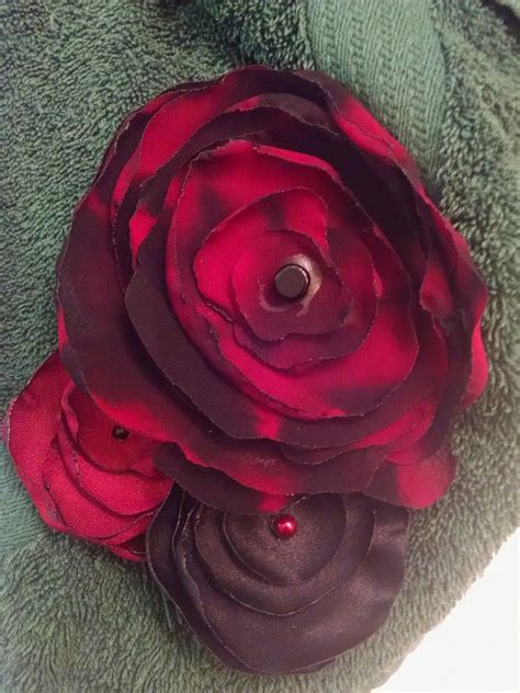 Love This New Red And Black Flower Pin From Pins Of Grace Vintage