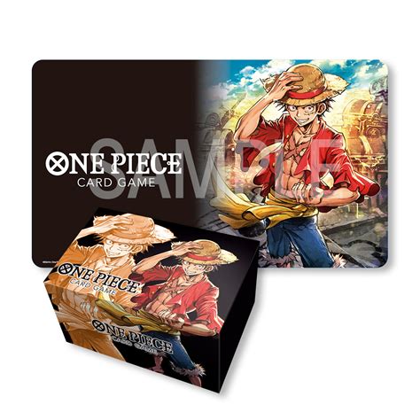 One Piece Card Game Playmat And Storage Box Set Monkeydluffy Let