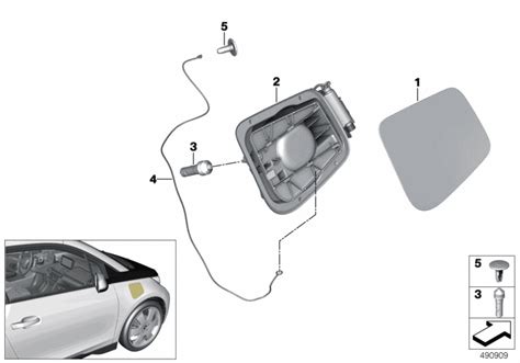 Bmw i3 2017 bmw i3 atelier range extender quality auto co.,ltd. 2018 BMW i3 Range Extender(I01) Fill-In Flap - BMW Parts Deal