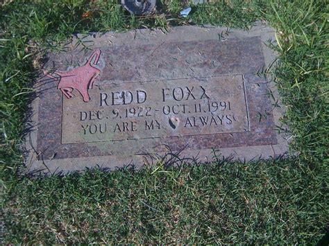 Redd Foxx's grave at Palm Memorial Park (Green Valley) in Las Vegas, NV