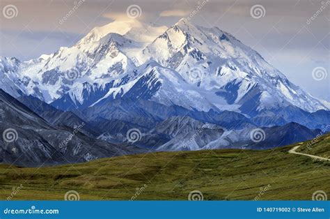 Der Mount Mckinley Nationalpark Denali Alaska Stockfoto Bild Von