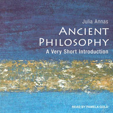 Ancient Philosophy A Very Short Introduction Audiobook On Spotify