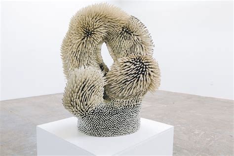 Densely Textured Sculptures Produced From Thousands Of Porcelain Spines
