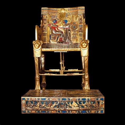 Throne Of Tutankhamun Valley Of Kings Egypt 1332 1323 Bc 18th Dynasty Ronald Dunlap