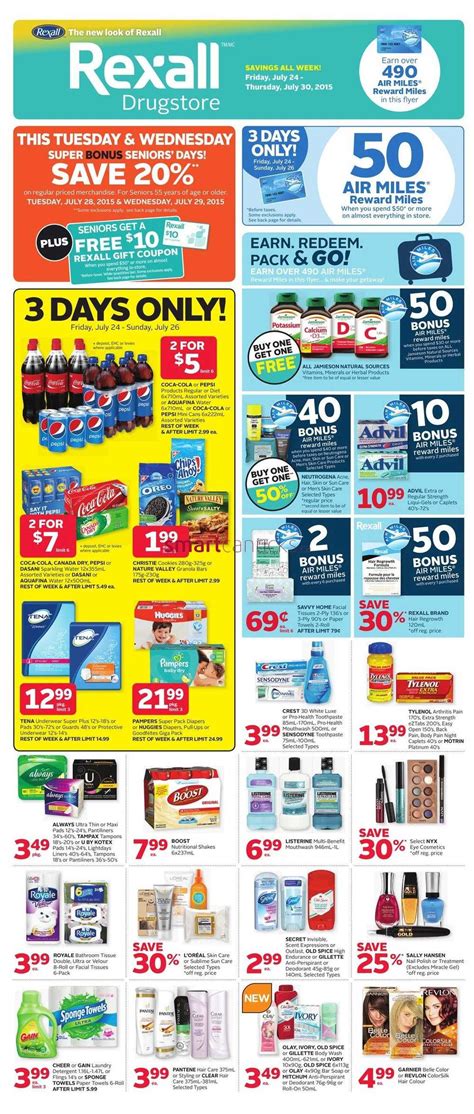 Rexall West Flyer July 24 To 30