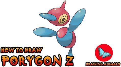 How To Draw Porygon Z Pokemon Drawing Animals