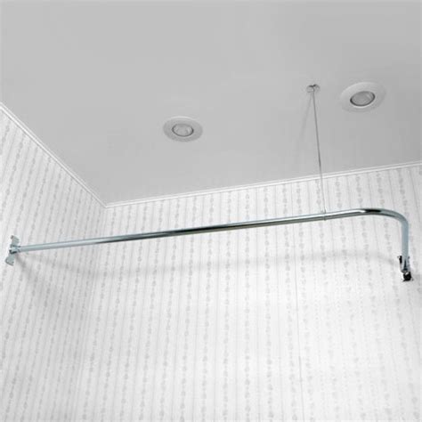 Corner Solid Brass Shower Curtain Rod Corner Shower Curtain Rod Shower Curtain Rods Corner