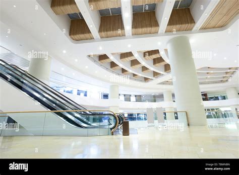 Shopping Mall Entrance Hall Interior And Decoration Stock Photo Alamy