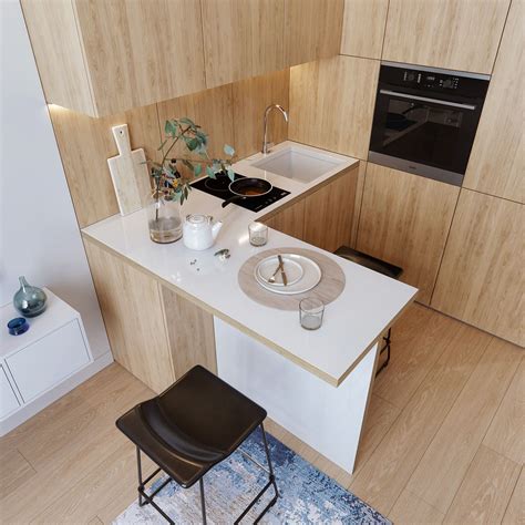 Art Residence Minimalism On Behance Interior Design Kitchen Condo