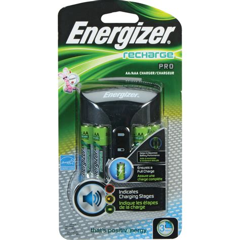 Energizer Recharge Pro Charger For Aa And Aaa Nimh Chprowb4 Bandh