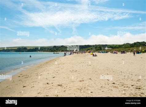 Studland Dorset Uk 8th July 2016 Summer Sunshine Brings Visitors