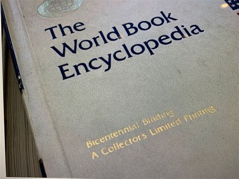 Vintage 1976 World Book Encyclopedia Set Special Limited Bicentennial