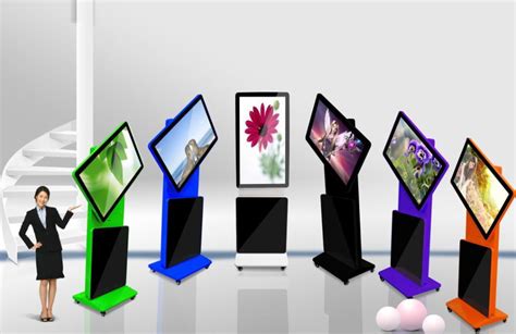 Envision 43 Inch Rotate Floor Stand Digital Signage Touch Lcd