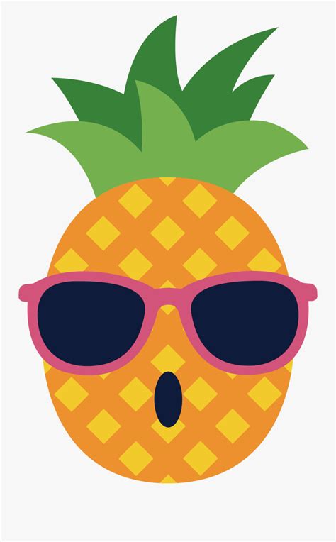 Pineapple Spectacles Glasses Draw A Pineapple With Sunglasses Free