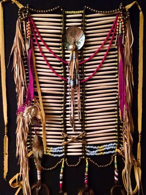 Reproduction Of A Native American Breast Plate Etsy
