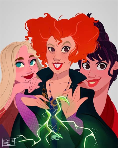 Winifred Sarah And Mary The Sanderson Sisters Witches From Hocus Pocus