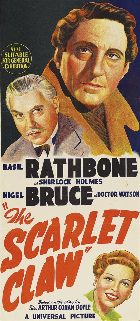 Sherlock Holmes The Scarlet Claw 1944 Holmes Movie Classic Movie
