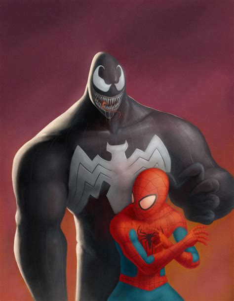 Spider Man X Venom By Phi Lauren On Deviantart