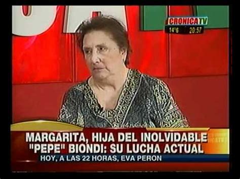 Jun 26, 2021 · usuario o dirección de correo: Margarita Biondi, hija del genial Pepe Biondi en Crónica ...