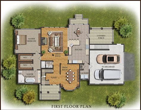 Floor Plan Color Schemes