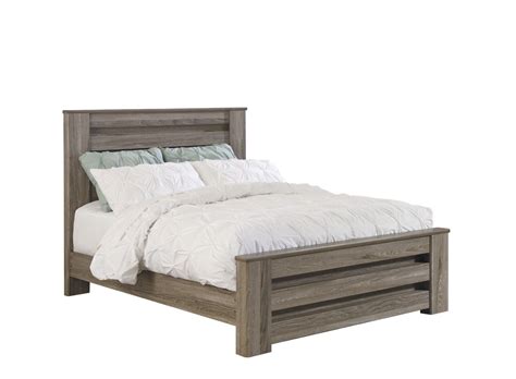 5pc rustic queen trinell poster bedroom set. Ashley Zelen 4PC E King Panel Bedroom Set In Warm Gray ...