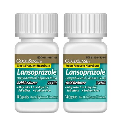 Goodsense® Acid Reducer Lansoprazole Delayed Release Capsules 28 Ea