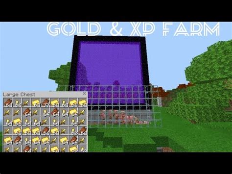 Maybe you would like to learn more about one of these? Gold & xp farm| minecraft bedrock edition - YouTube