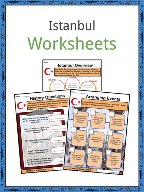Istanbul Facts Worksheets Etymology And Geography For Kids
