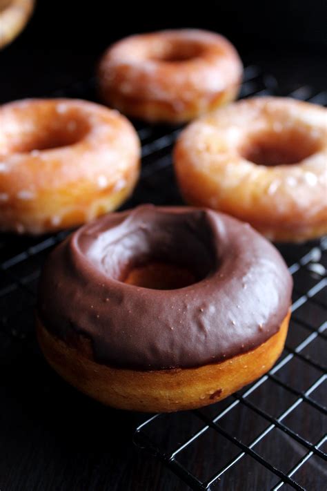 Chocolate Glazed Donuts And Cinnamon Sugar Donut Holes Wyldflour