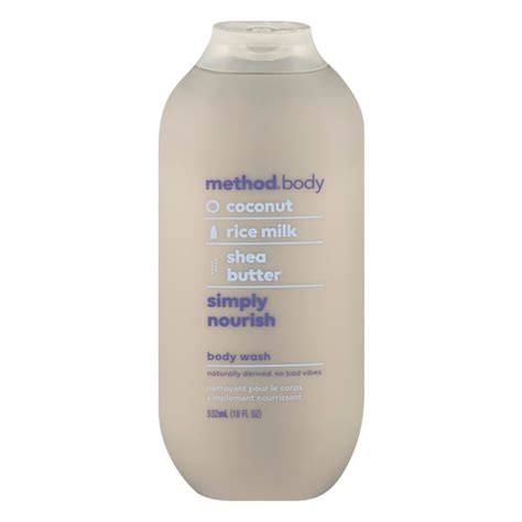 Save On Method Simply Nourish Body Wash Coconut Rice Milk Shea Butter