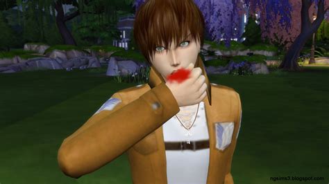 Ng Sims 3 Attack On Titan Eren Mikasa And Armin Ts4 Sims