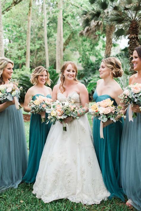 This summer wedding had a gorgeous seaside ceremony, complete with vintage decor and beautiful air plants and florals by krista jon for archive rentals. Turquoise Coastal-Inspired Wedding at Atlantic Beach ...