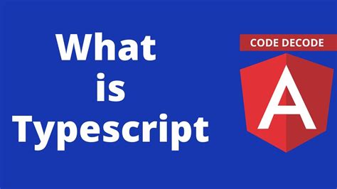 What is Typescript [Overview] - YouTube