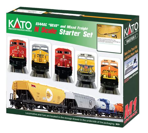 N Scale Kato Usa 106 0025 Es44ac Gevo And Mixed Freight S