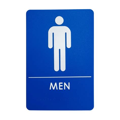 Ada Compliant Mens Restroom Sign For Offices Malaysia Ubuy