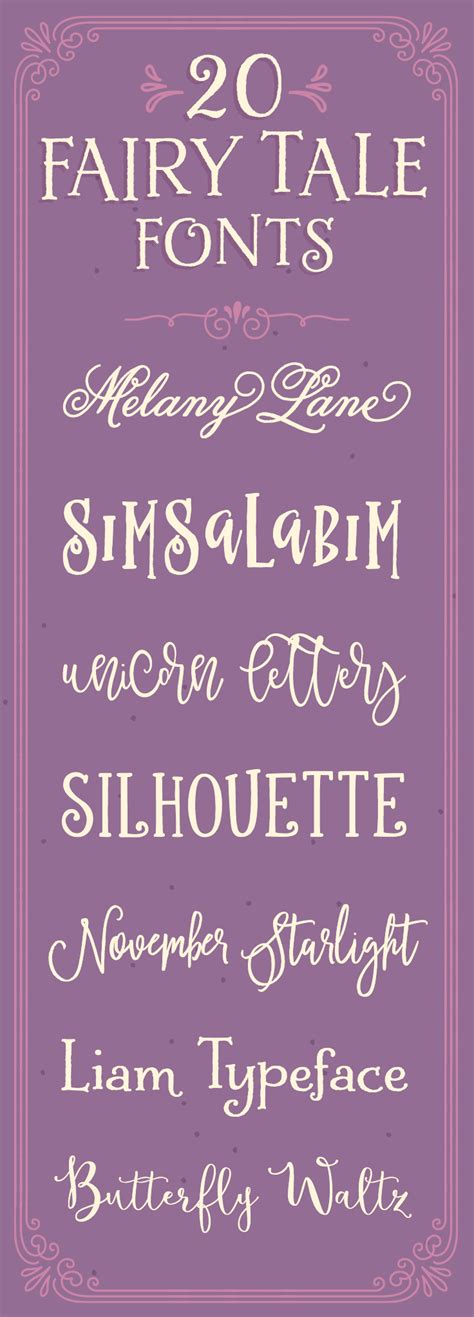 20 Whimsical Fonts That Look Like They Re Straight Out Of A Fairy Tale Laptrinhx