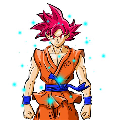 Goku Ssj God By Danteshinobi Goku Dragon Ball Z Dragon Ball Super