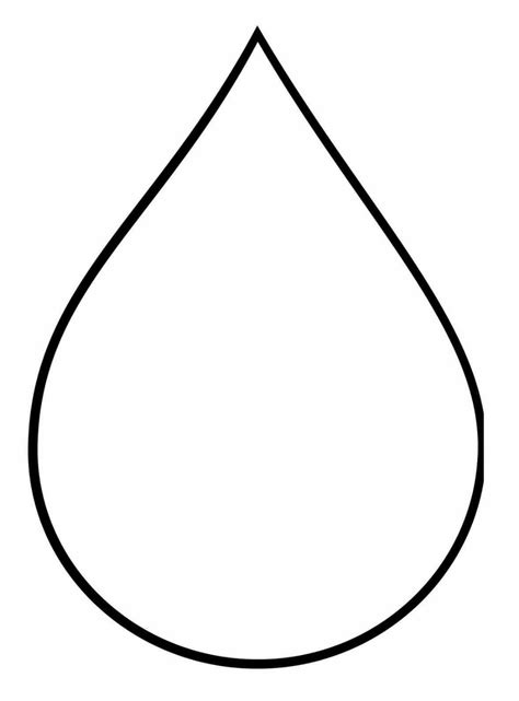 Free coloring sheets to print and download. Raindrop Coloring Page for Preschoolers | Educative Printable | Rain drops, Coloring pages, Rain ...