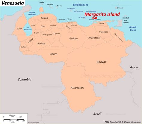 Mapa De Isla De Margarita Venezuela Mapas Detallados De Isla De