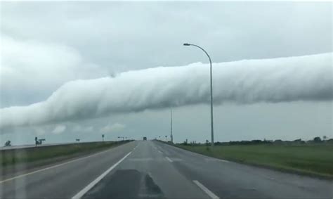 Bizarre Cloud Formation Captured On Camera In Osler Saskatchewan Get