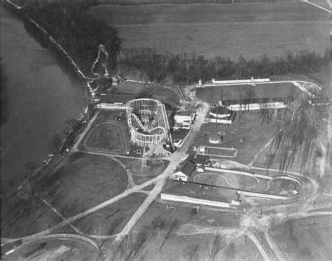 Aerial View Of Riverside Amusement Park In Indianapolis About 1906