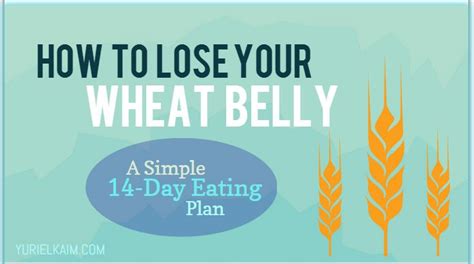 How To Lose Your Wheat Belly A Simple 14 Day Plan Yuri Elkaim