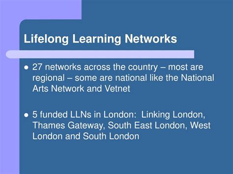Ppt South London Lifelong Learning Network Powerpoint Presentation