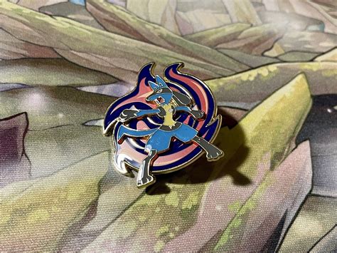 Mavin Pokemon Lucario Official Pin Pokémon X1 Pin Badge Vstar Collection