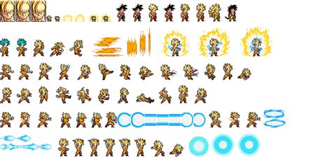 Goku Ssgss Lswi Sprite Sheet In The Making By
