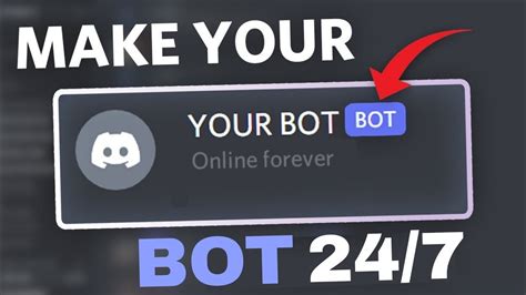 How To Make Your Discord Bot Stay Online Forever Youtube